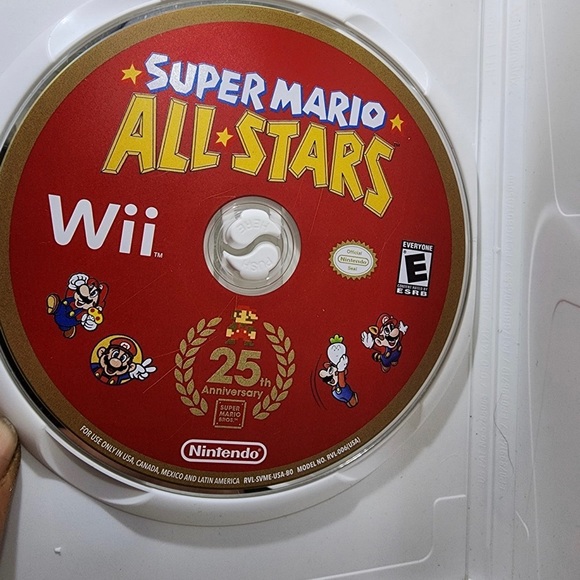 Nintendo Video Games & Consoles Super Mario All Stars Nintendo Wii 25th Anniversary Disc